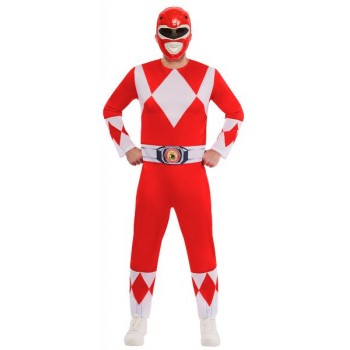 Disfraz Power Ranger rojo T-L