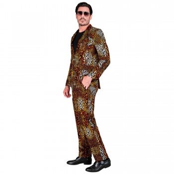 TRAJE CHAQUETA LEOPARDO T-XL