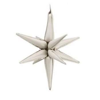GLOBO ESTRELLA 3D 70C BEIGE