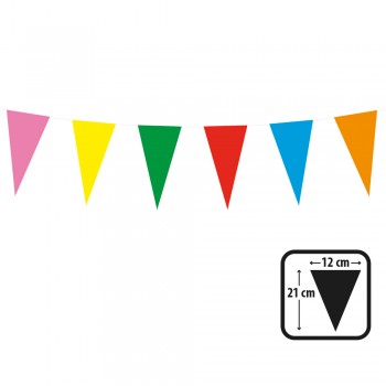 Banderin Multicolor 10M PAPEL