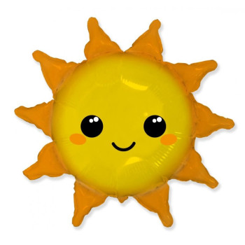 Globo Forma Sol Carita 78x73cm