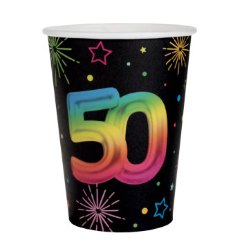 P/6 Vasos Nº50 Festicolor