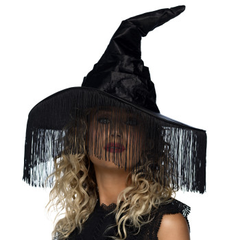 SOMB.BRUJA WICCA C/FLECO