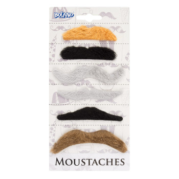 P/6 BIGOTES SURTIDOS