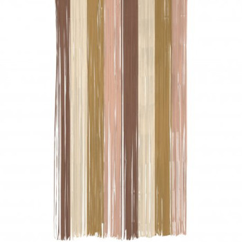 CORTINA FLECOS TONOS BEIGE 2X1