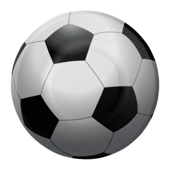 P/8 PLATO 18CM BALON FUTBOL