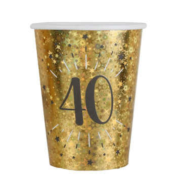 P/10 VASO Nº40 ORO BRILLO