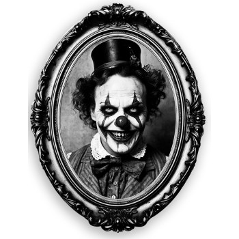 CUADRO ADHESIVO PAYASO HALLOWE