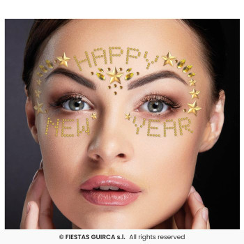 ADHESIVO FACIAL HAPPY NEW YEAR