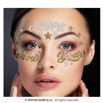 ADHESIVO FACIAL H.N.Y.GLITTER