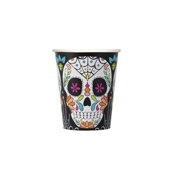 P/8 VASO CALAVERA DIA DE MUERT
