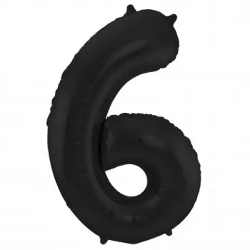 GLOBO Nº6 NEGRO MATE 86CM