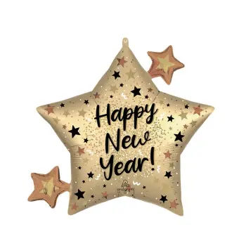 GLOBO ESTRELLA HAPPY N.YEAR BR