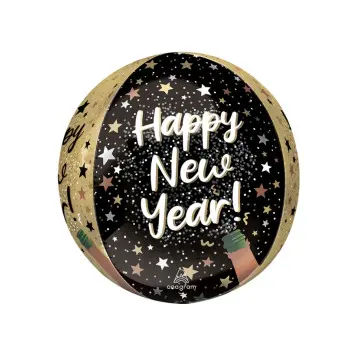 GLOBO ORBZ HAPPY N.YEAR ESTREL