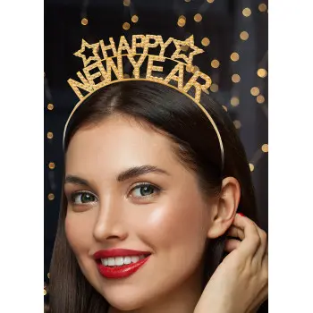 DIADEMA HAPPY NEW YEAR ORO