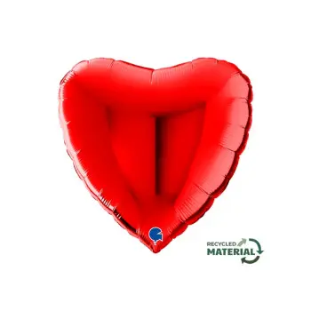 GLOBO CORAZON ROJO 61X61CM