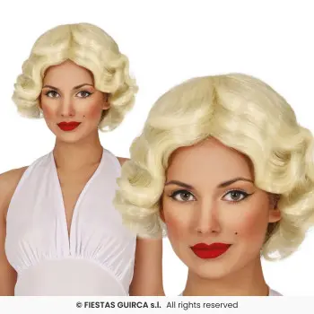 PELUCA RUBIA AÑOS 50/MARYLIN