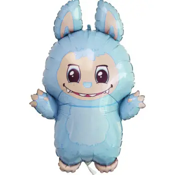 GLOBO CONEJO AZUL 45X67 LABUBU