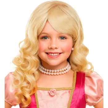 PELUCA INF.PRINCESA RUBIA