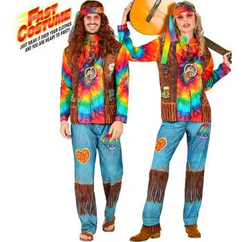 DISF.HIPPIE UNISEX T-L