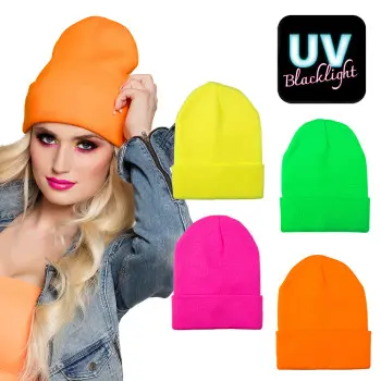 GORRO LANA COLOR NEON