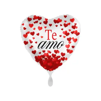 GLOBO CORAZON TE AMO CORAZONES