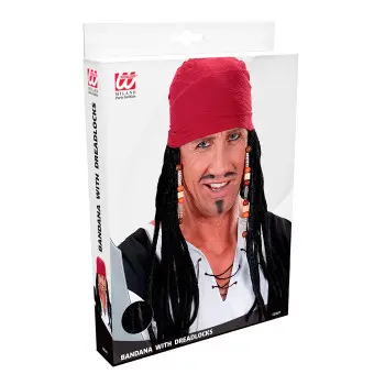 PELUCA PIRATA BANDANA C/RASTAS
