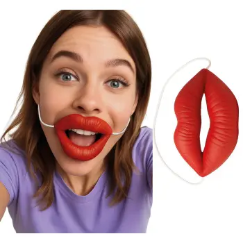 LABIOS ROJOS GIGANTES LATEX