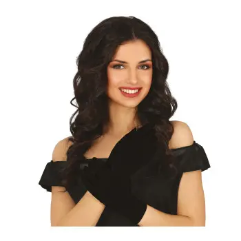 PAR DE GUANTES NEGROS 22CM