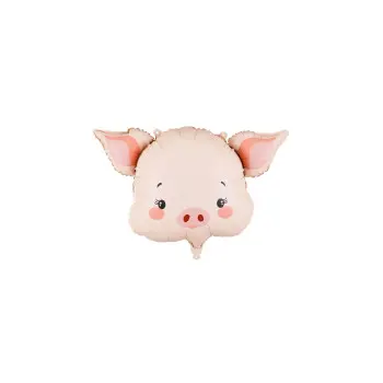 GLOBO CABEZA CERDO 61X36CM