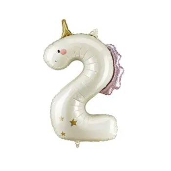 GLOBO Nº2 UNICORNIO 93CM