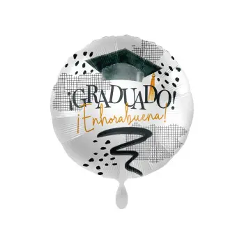 GLOBO 17"GRADUADO ENHORABUENA