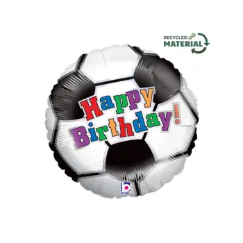 GLOBO BALON FUTBOL HAPPY BDAY