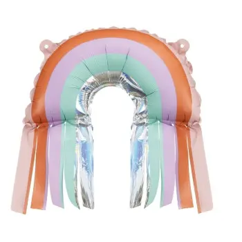 GLOBO ARCOIRIS C/FLECO 38X41CM