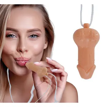 SILBATO PENE C/CUERDA 6CM