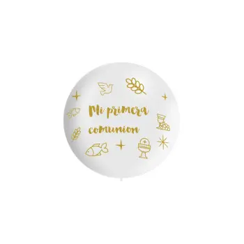 B/1 GLOBO 180CM COMUNION BLANC