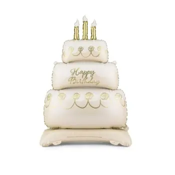 GLOBO C/BASE TARTA HAPPY BDAY