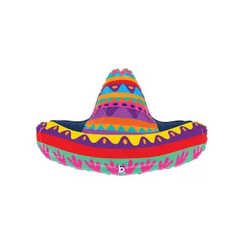 GLOBO SOMBRERO MEJICANO 81CM