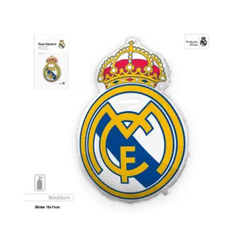 GLOBO ESCUDO REAL MADRID 80X60
