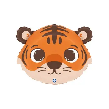 GLOBO CABEZA TIGRE 46X36CM