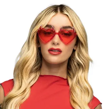 GAFAS CORAZON CUERNOS DIABLO
