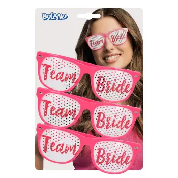 P/3 GAFAS"TEAM BRIDE"ROSA