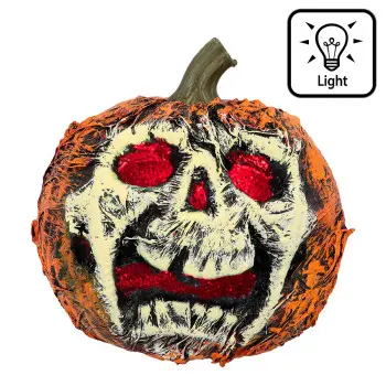 CALABAZA CLAVERA C/LUZ 21CM