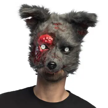 MASCARA HOMBRE LOBO SANGRIENTO