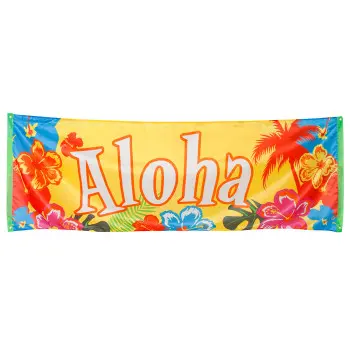 BANDERA "ALOHA"74X220CM