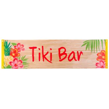 BANDERA"TIKI BAR"50X180CM