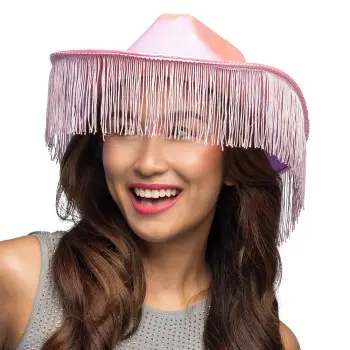 SOMB.COWBOY ROSA CON FLECOS
