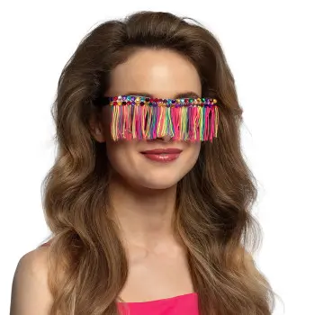 GAFAS PARTY C/FLECOS MULTICOLO