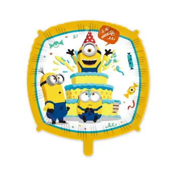 GLOBO CUADRADO MINIONS