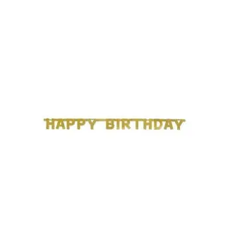 GUIRN.LETRAS HAPPY BDAY ORO